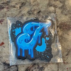 Stylish Blue Drip Design Air Freshener